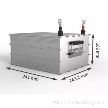 Bataraidh 24v126ah lithium litium le 5000 Cycles Beatha